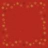 Ubrus 84x84 DSilk Star Stories Red omyva - Duni - Ubrusy, šerpy, prostírky - Omyvatelný ubrus