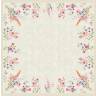 Ubrus 84x84 Dsilk Floret omyvat. - Duni - Ubrusy, šerpy, prostírky - Omyvatelný ubrus Duni - Ubrusy, šerpy, prostírky - Omyvatelný ubrus