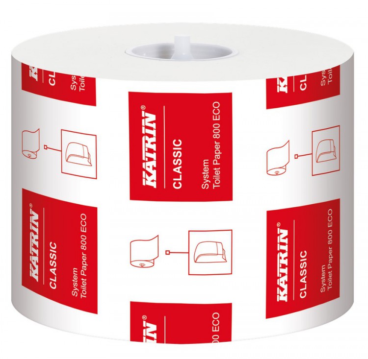 TP Katrin Classic System Toilet Eco | Papírové a hygienické výrobky - Toaletní papíry - Vícevrstvý TP Katrin Classic System Toilet Eco | Papírové a hygienické výrobky - Toaletní papíry - Vícevrstvý