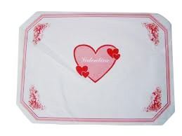 Prostírka 30x40 Valentine 100ks | Duni - Ubrusy, šerpy, prostírky - Prostírky & podložky dortové