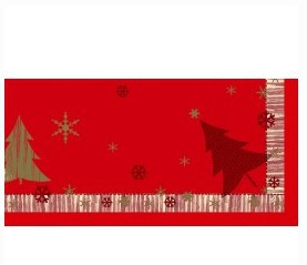 Ubrus 84x84 DCel Winterly Red neomyvat | Duni - Ubrusy, šerpy, prostírky - Neomyvatelný ubrus Ubrus 84x84 DCel Winterly Red neomyvat | Duni - Ubrusy, šerpy, prostírky - Neomyvatelný ubrus