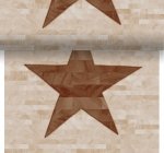 Téte-a-Téte 0,4x24m Wood Star | Duni - Ubrusy, šerpy, prostírky - Šerpy Téte-a-Téte 0,4x24m Wood Star | Duni - Ubrusy, šerpy, prostírky - Šerpy