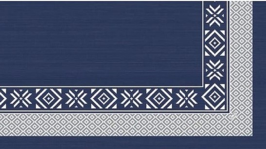 Ubrus 84x84 DSilk Winter Feeling Blue o. | Duni - Ubrusy, šerpy, prostírky - Omyvatelný ubrus Ubrus 84x84 DSilk Winter Feeling Blue o. | Duni - Ubrusy, šerpy, prostírky - Omyvatelný ubrus