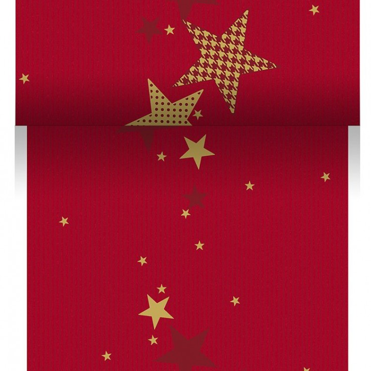Téte-a-Téte 0,15x20m Walk of Fame Red | Duni - Ubrusy, šerpy, prostírky - Šerpy Téte-a-Téte 0,15x20m Walk of Fame Red | Duni - Ubrusy, šerpy, prostírky - Šerpy