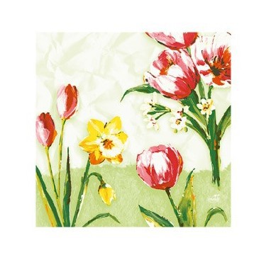 Ubrousek 33x33 3V Red Tulip 50ks | Duni - Ubrousky, kapsy na příbory - 3 vrstvé ubrousky Ubrousek 33x33 3V Red Tulip 50ks | Duni - Ubrousky, kapsy na příbory - 3 vrstvé ubrousky