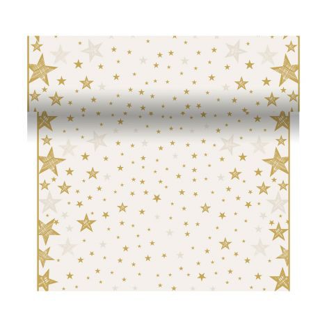 Téte-a-Téte 0.4x4.8m Shining Star Cream | Duni - Ubrusy, šerpy, prostírky - Šerpy Téte-a-Téte 0.4x4.8m Shining Star Cream | Duni - Ubrusy, šerpy, prostírky - Šerpy