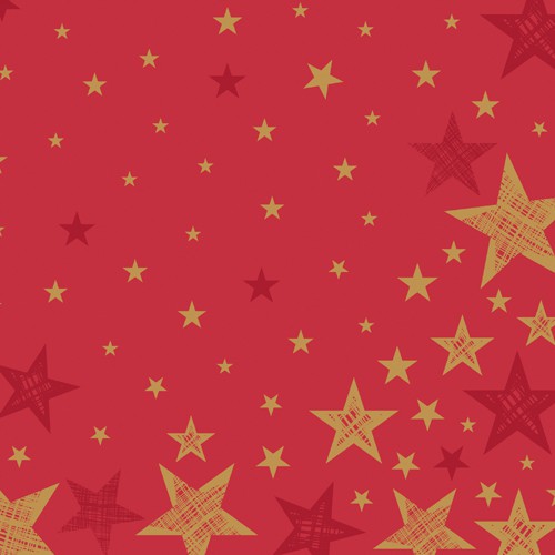Ubrousek 40x40 Dlin Shining Star Red 12k | Duni - Ubrousky, kapsy na příbory - Dunilin 40x40 Ubrousek 40x40 Dlin Shining Star Red 12k | Duni - Ubrousky, kapsy na příbory - Dunilin 40x40