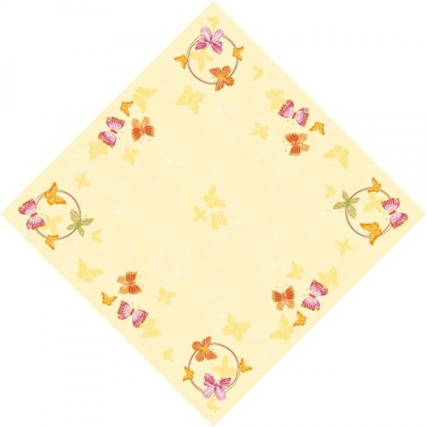 Ubrus 84x84 DSilk Vanessa omyvatelný | Duni - Ubrusy, šerpy, prostírky - Omyvatelný ubrus Ubrus 84x84 DSilk Vanessa omyvatelný | Duni - Ubrusy, šerpy, prostírky - Omyvatelný ubrus