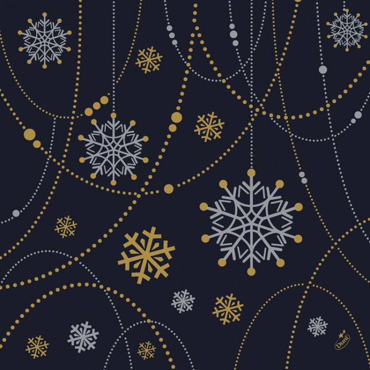 Ubrousek 40x40 Dlin Snowflake neckl B 50 | Duni - Ubrousky, kapsy na příbory - Dunilin 40x40 Ubrousek 40x40 Dlin Snowflake neckl B 50 | Duni - Ubrousky, kapsy na příbory - Dunilin 40x40