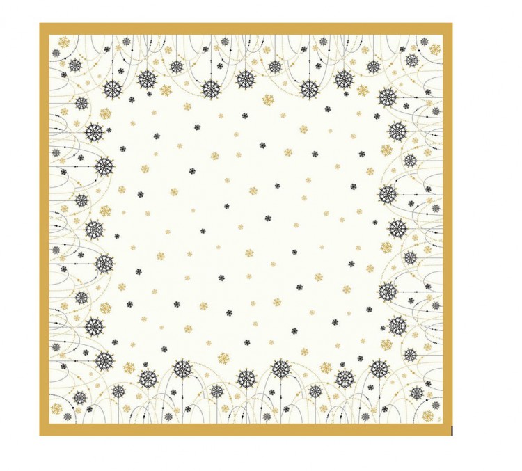 Ubrus 84x84 Snowflake neckl.White neomy | Duni - Ubrusy, šerpy, prostírky - Neomyvatelný ubrus Ubrus 84x84 Snowflake neckl.White neomy | Duni - Ubrusy, šerpy, prostírky - Neomyvatelný ubrus