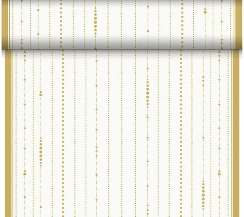 Téte-a-Téte 0.4x24m Festive Cheers White | Duni - Ubrusy, šerpy, prostírky - Šerpy Téte-a-Téte 0.4x24m Festive Cheers White | Duni - Ubrusy, šerpy, prostírky - Šerpy