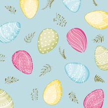 Ubrousek 33x33 3V Pastel Eggs 20ks | Duni - Ubrousky, kapsy na příbory - 3 vrstvé ubrousky Ubrousek 33x33 3V Pastel Eggs 20ks | Duni - Ubrousky, kapsy na příbory - 3 vrstvé ubrousky