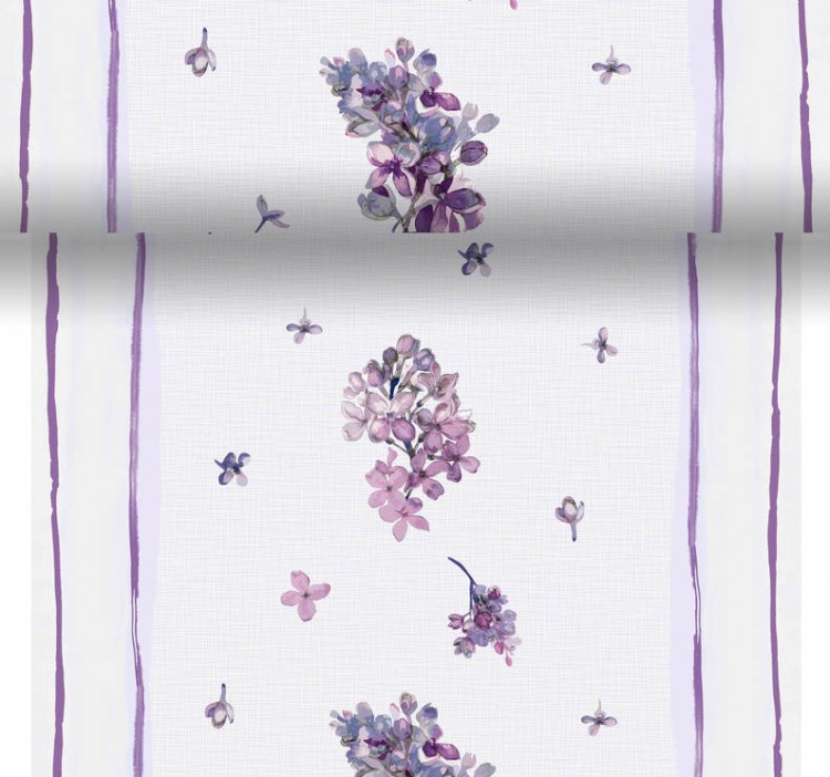 Téte-a-Téte 0.4x4.8m Sweet Butterfly lil | Duni - Ubrusy, šerpy, prostírky - Šerpy Téte-a-Téte 0.4x4.8m Sweet Butterfly lil | Duni - Ubrusy, šerpy, prostírky - Šerpy