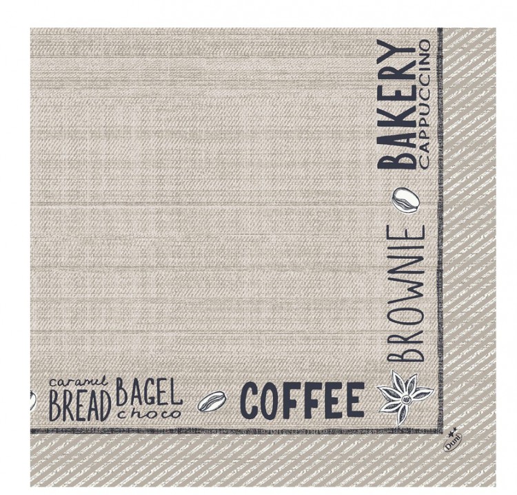 Ubrousek 40x40 Dsoft Bakery 60ks | Duni - Ubrousky, kapsy na příbory - Airlaid 40x40 Ubrousek 40x40 Dsoft Bakery 60ks | Duni - Ubrousky, kapsy na příbory - Airlaid 40x40