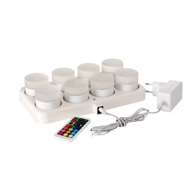 Sada LED svíček MINI s nabíj. 8ks | Duni - Svíčky, svícny, kroužky - Svíčky Sada LED svíček MINI s nabíj. 8ks | Duni - Svíčky, svícny, kroužky - Svíčky