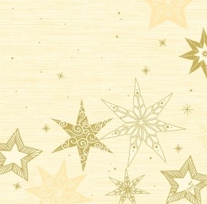 Ubrousek 40x40 Dsoft Star Stories Cream | Duni - Ubrousky, kapsy na příbory - Airlaid 40x40 Ubrousek 40x40 Dsoft Star Stories Cream | Duni - Ubrousky, kapsy na příbory - Airlaid 40x40