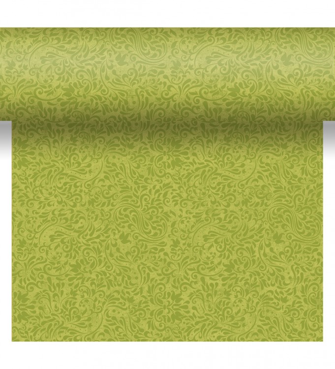 Tete-a Téte 0,4x4,8 m Zinnia Kiwi | Duni - Ubrusy, šerpy, prostírky - Šerpy Tete-a Téte 0,4x4,8 m Zinnia Kiwi | Duni - Ubrusy, šerpy, prostírky - Šerpy