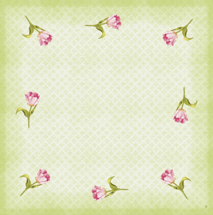Ubrus 84x84 Dcel Love Tulips neomyvateln | Duni - Ubrusy, šerpy, prostírky - Neomyvatelný ubrus Ubrus 84x84 Dcel Love Tulips neomyvateln | Duni - Ubrusy, šerpy, prostírky - Neomyvatelný ubrus