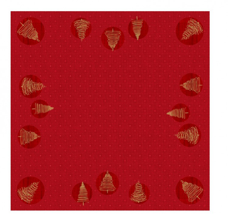 Ubrus 84x84 DSilk Elegant Trees omyvatel | Duni - Ubrusy, šerpy, prostírky - Omyvatelný ubrus Ubrus 84x84 DSilk Elegant Trees omyvatel | Duni - Ubrusy, šerpy, prostírky - Omyvatelný ubrus