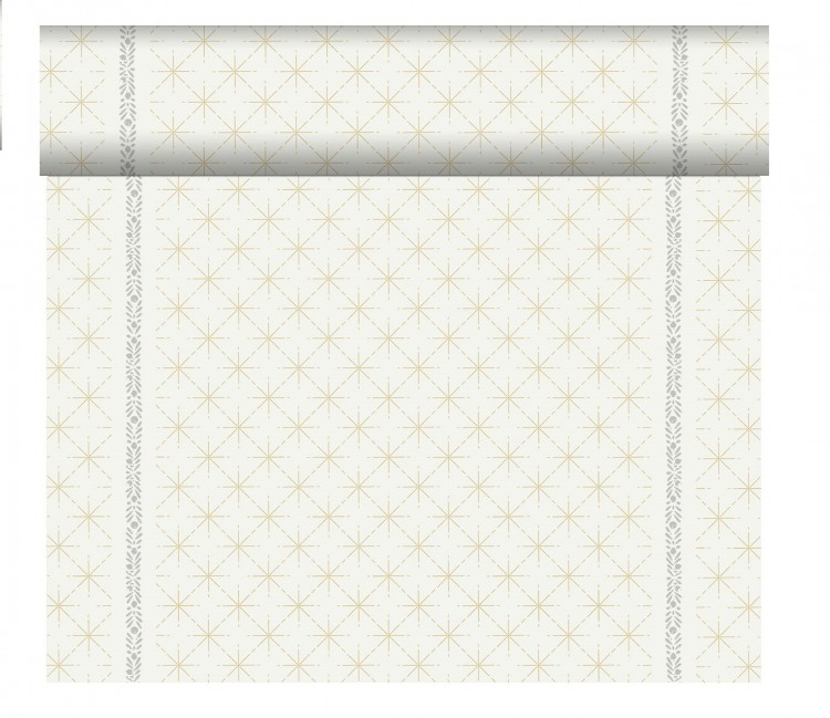 Tete-a-Téte 0,4x24m Glitter White | Duni - Ubrusy, šerpy, prostírky - Šerpy Tete-a-Téte 0,4x24m Glitter White | Duni - Ubrusy, šerpy, prostírky - Šerpy