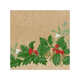 Ubrousek 33x33 3Vr Snowy Berries 20ks | Duni - Ubrousky, kapsy na příbory - 3 vrstvé ubrousky Ubrousek 33x33 3Vr Snowy Berries 20ks | Duni - Ubrousky, kapsy na příbory - 3 vrstvé ubrousky