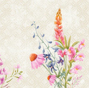 Ubrousek 40x40 Dsoft 60ks Floret | Duni - Ubrousky, kapsy na příbory - Airlaid 40x40 Ubrousek 40x40 Dsoft 60ks Floret | Duni - Ubrousky, kapsy na příbory - Airlaid 40x40