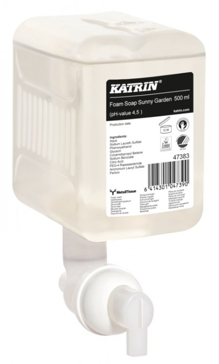 Katrin pěnové mýdlo Sunny Garden 500ml | Katrin - Zásobníky/náplně