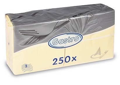 Ubrousek 33x33 3V vanilkové/béžové 250ks | Papírové a hygienické výrobky - Ubrousky - Vícevrstvé Ubrousek 33x33 3V vanilkové/béžové 250ks | Papírové a hygienické výrobky - Ubrousky - Vícevrstvé
