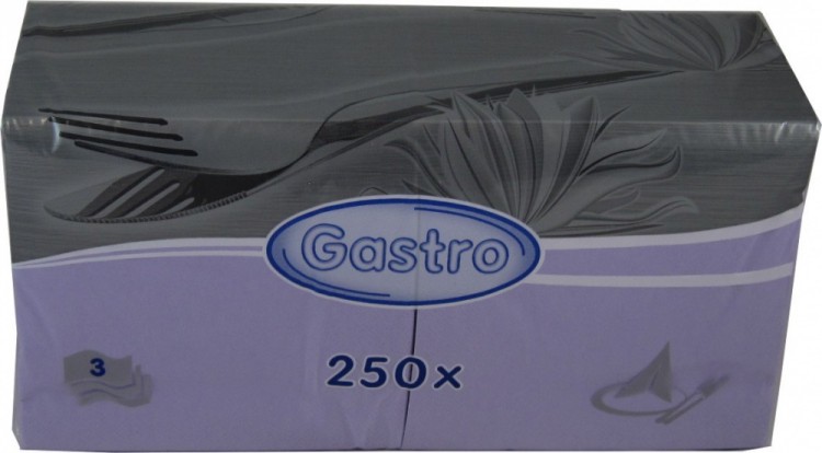 Ubrousek 33x33 3V světle fialové 250ks | Papírové a hygienické výrobky - Ubrousky - Vícevrstvé Ubrousek 33x33 3V světle fialové 250ks | Papírové a hygienické výrobky - Ubrousky - Vícevrstvé